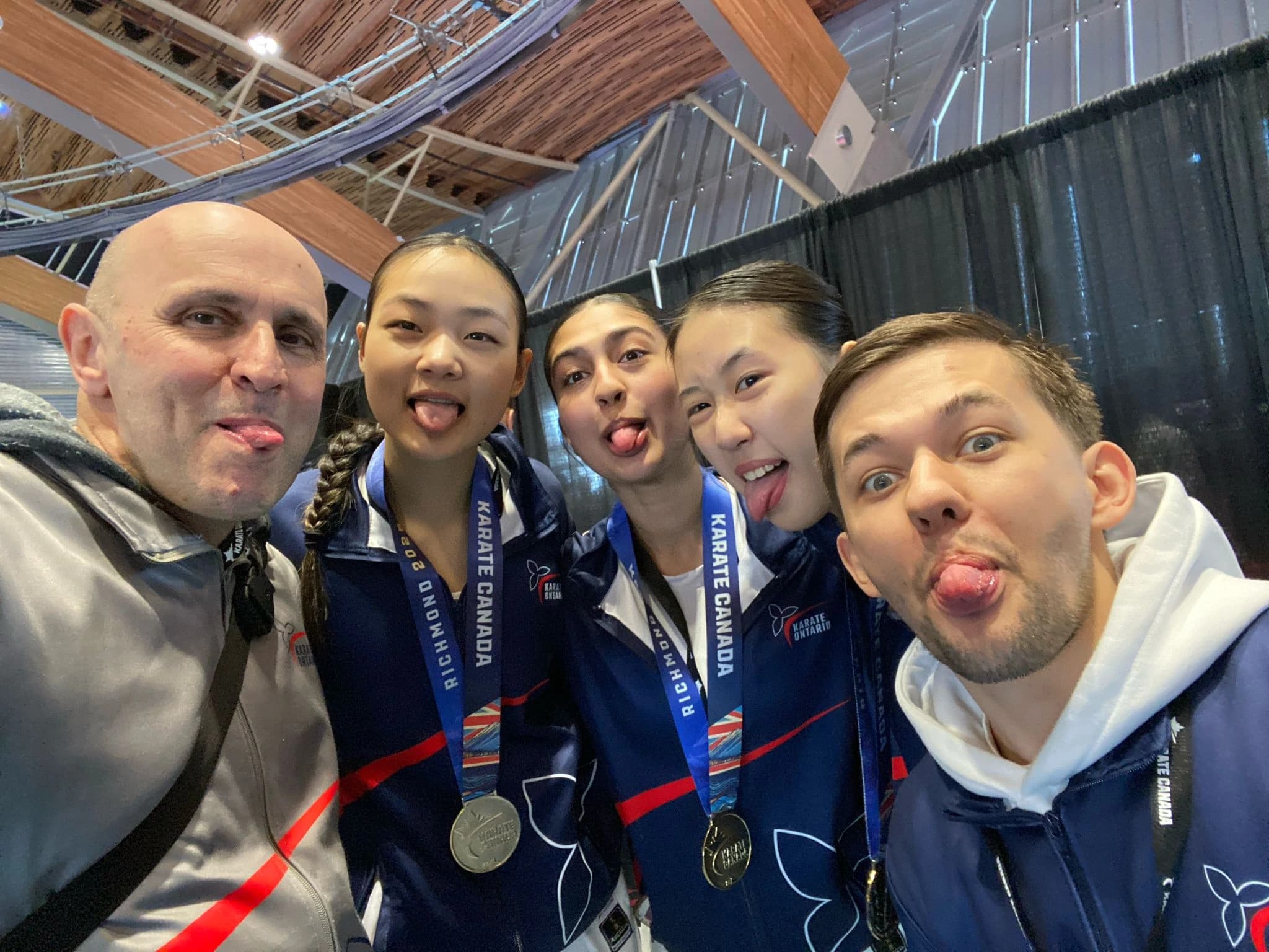 Karate belt ceremony